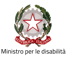 Logo Ministro per le disabilità